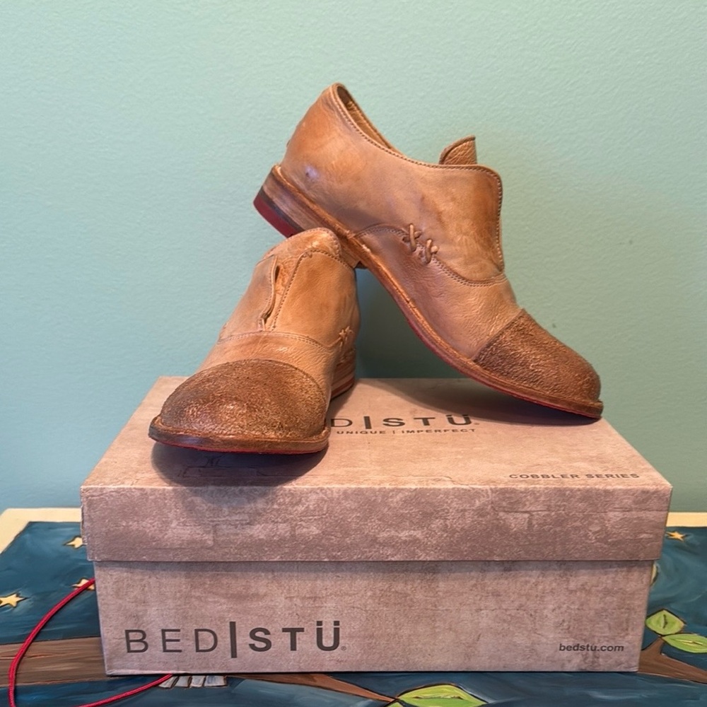 Bed|Stu Tan Leather Shoes
